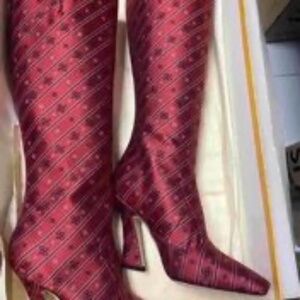 Authentic New Unused Red Fendi Boots